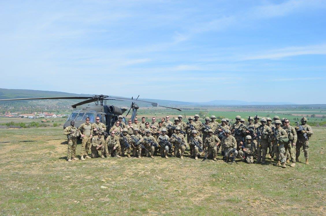 American Troops in Novo Selo Training Area, Bulgaria ( 29th of April 2017).  