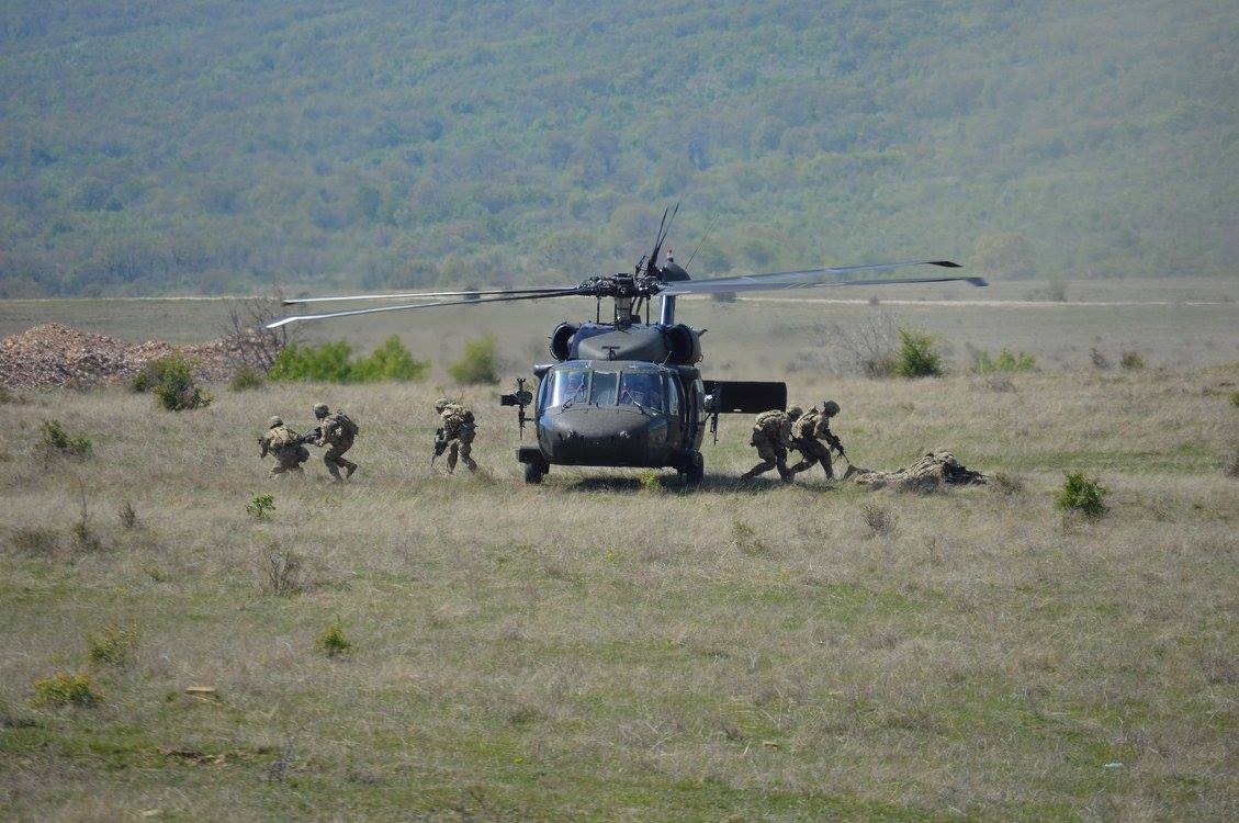 American Troops in Novo Selo Training Area, Bulgaria ( 29th of April 2017).  