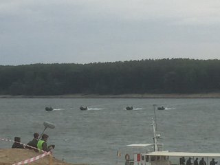 Gen @Kostarakos at #SABERGUARDIAN17 in Romania today observing River Crossing Exercise at Bordusani