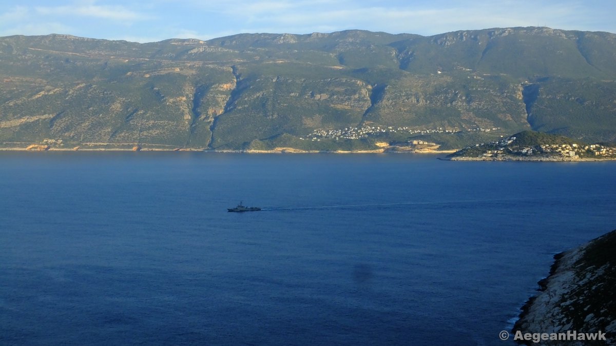 HellenicNavy La Combattante IIIb class Fast Missile Patrol Boat P27 HS Xenos during deployment in the eastern part of Greece patrolling near Kastellorizo island