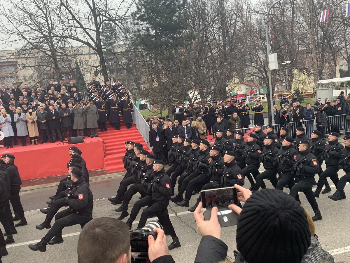 Parade in Banja Luka on the occasion of Republika Srpska day