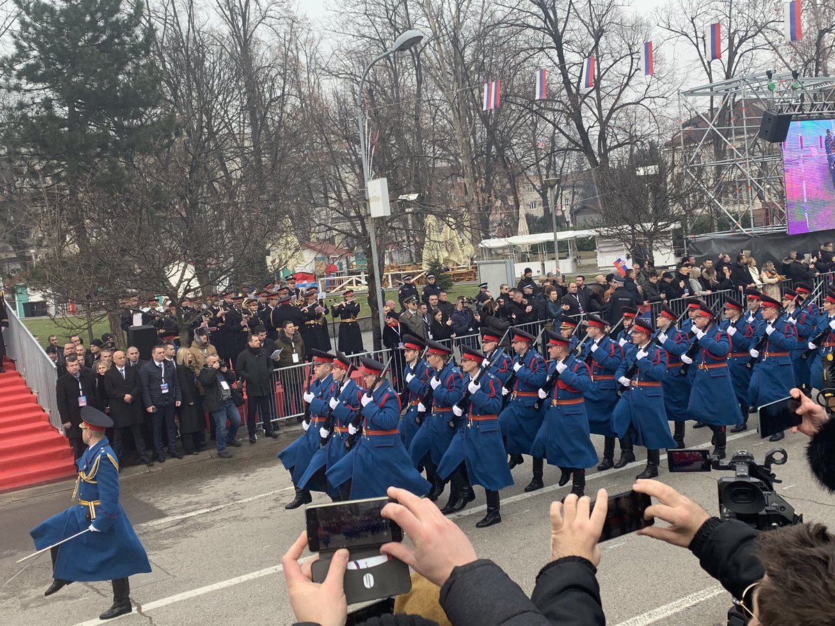 Parade in Banja Luka on the occasion of Republika Srpska day