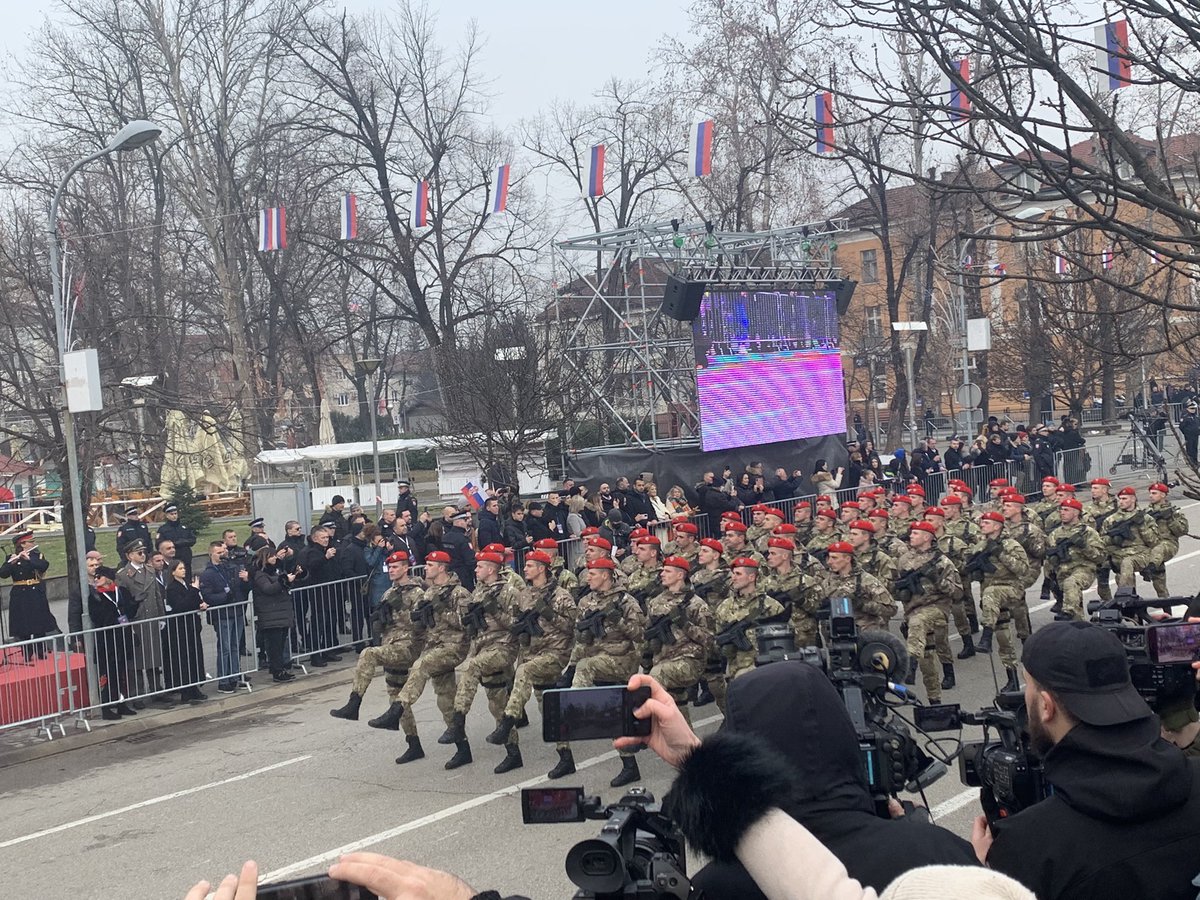 Parade in Banja Luka on the occasion of Republika Srpska day