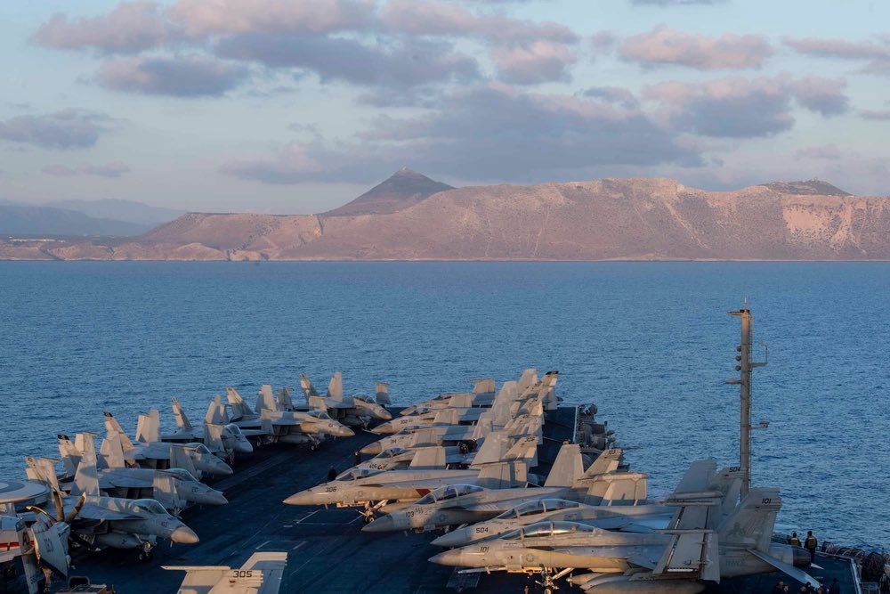 USS Dwight D. Eisenhower strike group gets first port call in months after battling Houthis. “During their time in Souda Bay, Sailors from the ships experienced Greek culture, explored the region, enjoyed local cuisine,” Navy says