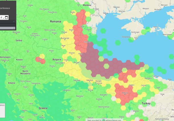 Ryssland stör GPS-systemen i Rumänien i regionerna som gränsar till Svarta havet