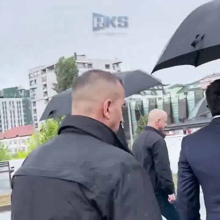 Kosovo PM Albin Kurti crossed the Ibër Bridge on foot and greeted with KFOR personnel.  The bridge will soon be opened for vehicle traffic