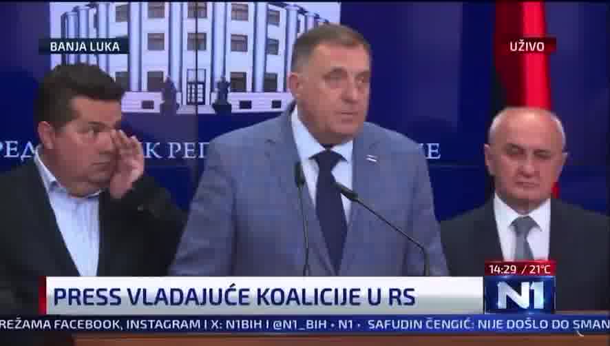 The solution for BiH is the following: for Muslims to return to their original faith - Orthodoxy and Catholicism, and then it would be confirmed that the majority of Serbs are here in BiH. And we would then have nothing against BiH being unitary because it would be Serbian, said the President of RS @MiloradDodik