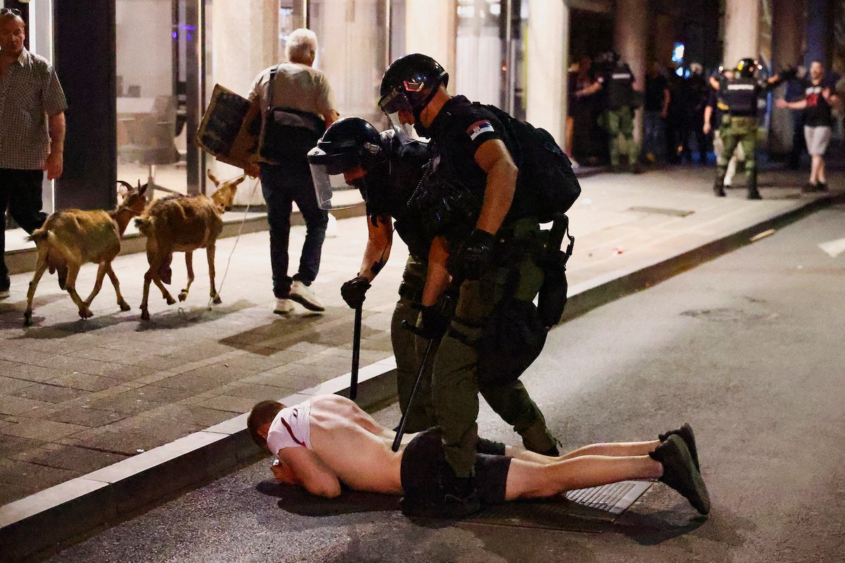 The day after: 48 police officers injured, 22 citizens sought medical attention: Ministry of Interior; 77 people detained, 33 criminal charges will be filed: Ministry of Interior; The most important thing is that Serbia won, you cannot defeat it with violence, it has not stopped and will not: Vučić