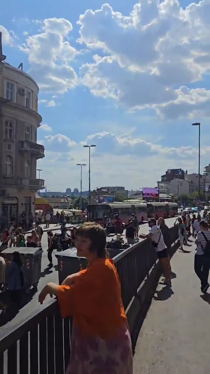 Blockades across Serbia: Terazije tunnel