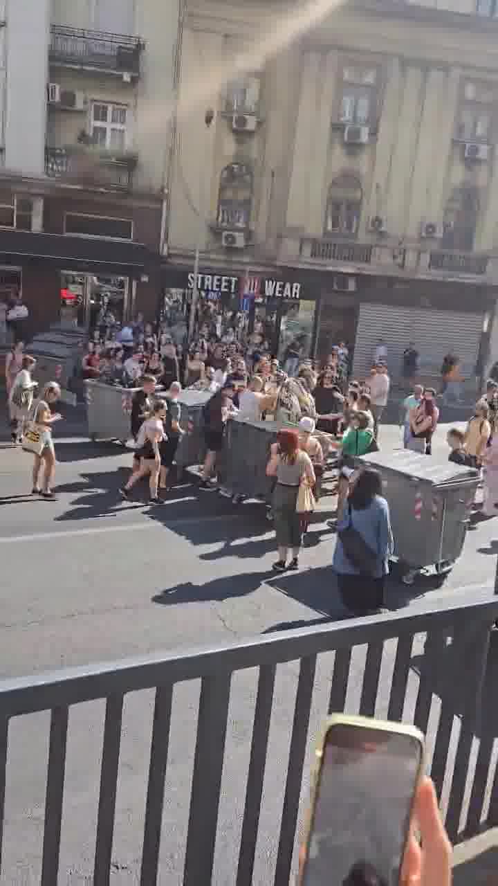 Blockades across Serbia: Terazije tunnel 