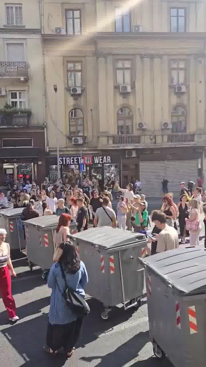 Blockades across Serbia: Terazije tunnel 