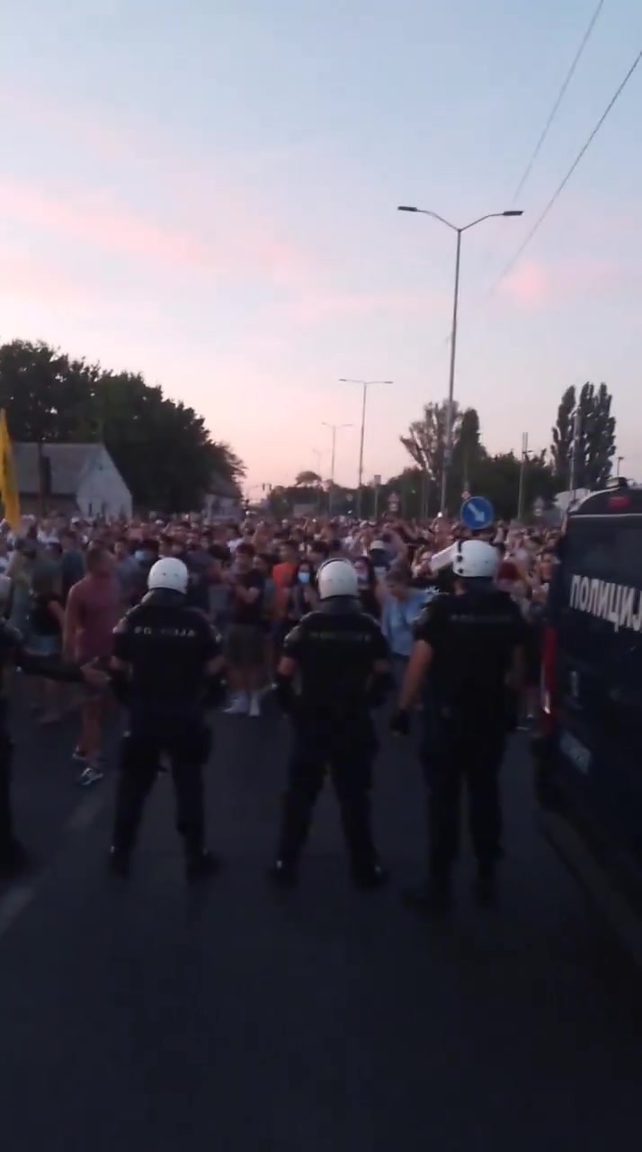 Pančevo is blocked by protesters