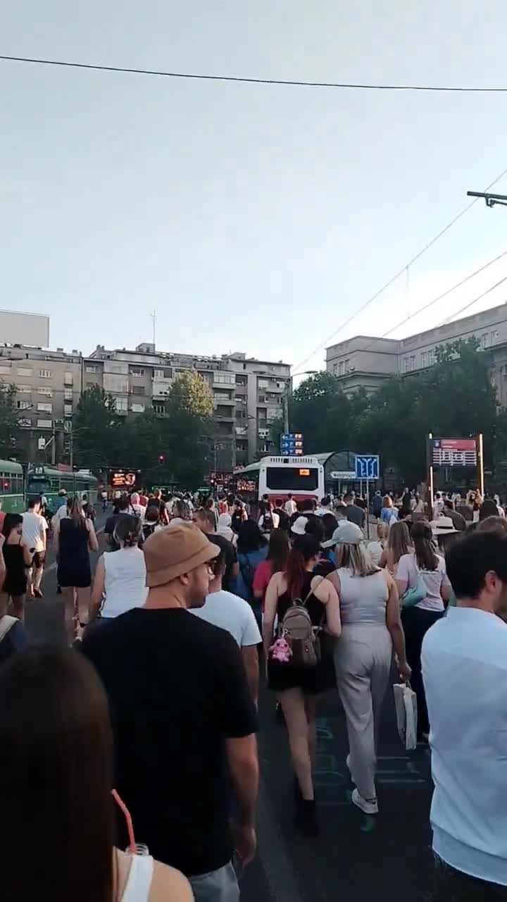 Protesters continue across Serbia