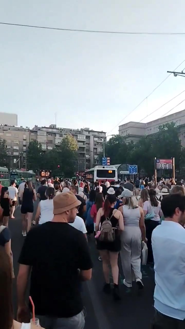 Protesters continue across Serbia