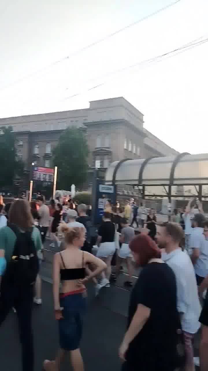 Protesters continue across Serbia