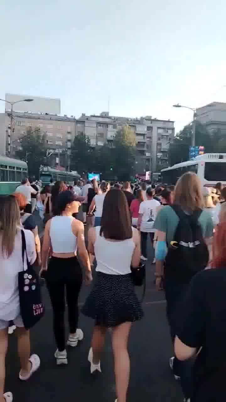 Protesters continue across Serbia