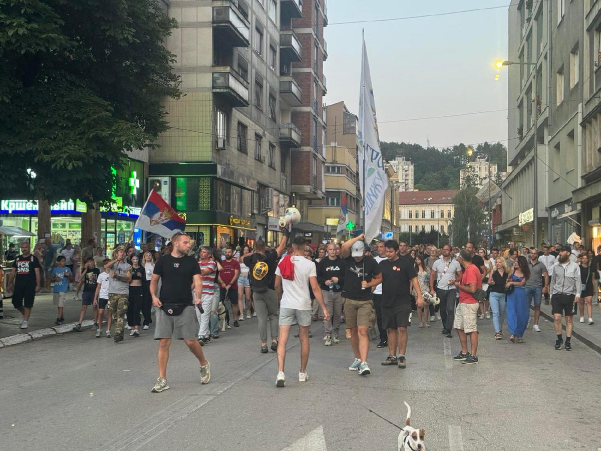 The ninth day of blockades in Serbia. The day started somewhat calmly, at least in Belgrade. A protest was organized in front of the court in Užice