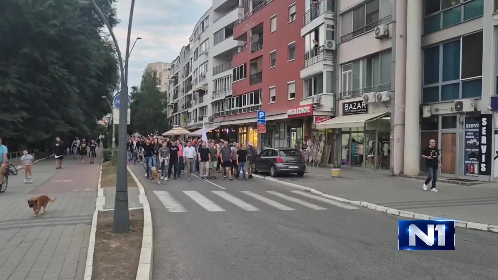A new protest is taking place in Kraljevo, with citizens gathering at the Serbian Warriors Square and then heading towards the Police Department in that city.