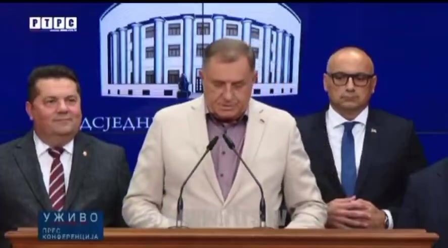 Milorad Dodik announced a referendum on the position of the President of Republika Srpska. The mandate was given to me by the people and we will listen to them in the referendum that will be held soon, said @MiloradDodik