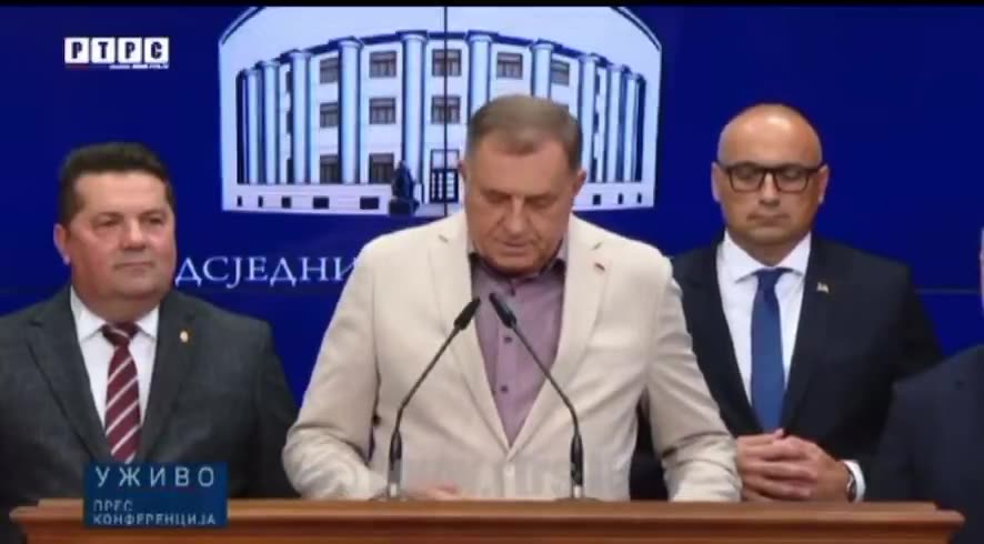 Milorad Dodik announced a referendum on the position of the President of Republika Srpska. The mandate was given to me by the people and we will listen to them in the referendum that will be held soon, said @MiloradDodik