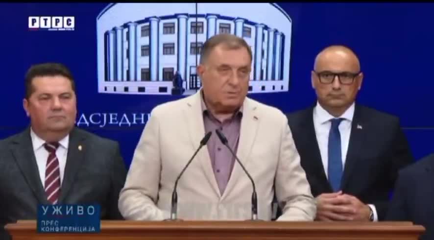 Milorad Dodik announced a referendum on the position of the President of Republika Srpska. The mandate was given to me by the people and we will listen to them in the referendum that will be held soon, said @MiloradDodik