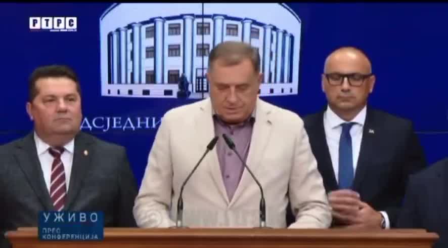 Milorad Dodik announced a referendum on the position of the President of Republika Srpska. The mandate was given to me by the people and we will listen to them in the referendum that will be held soon, said @MiloradDodik