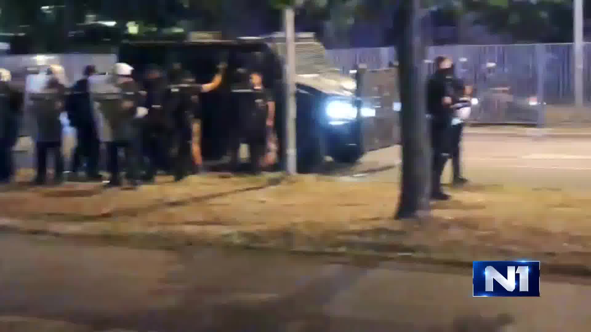 Arrests at Stari Merkator in New Belgrade