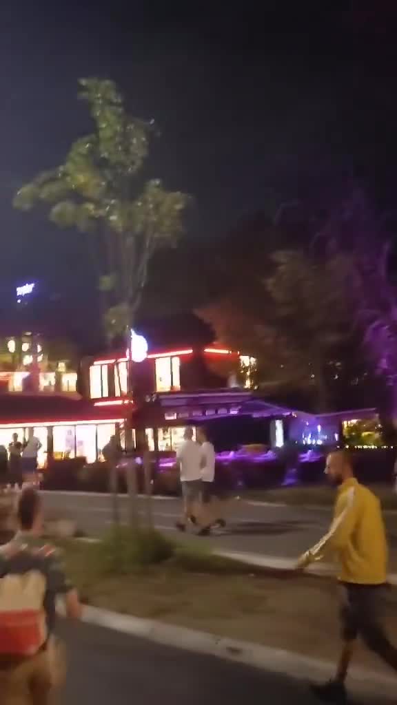 Protest at New Belgrade currently