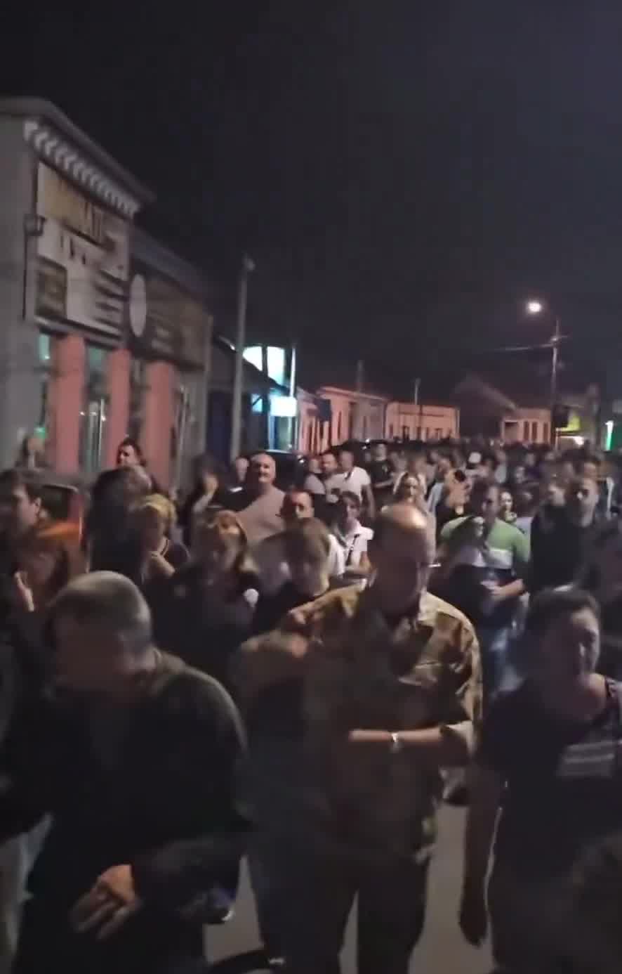 Big protest in Obrenovac