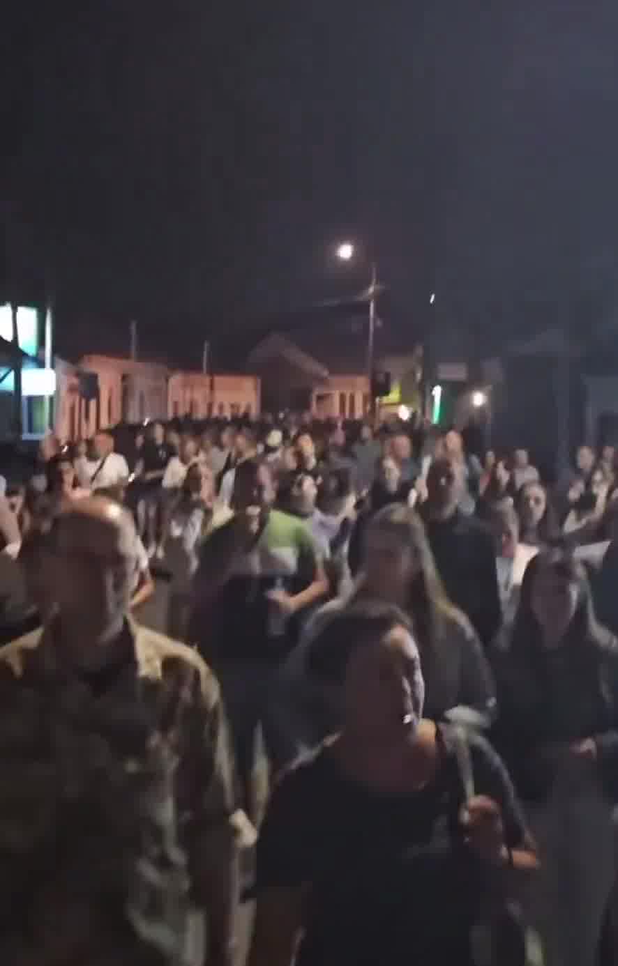 Big protest in Obrenovac