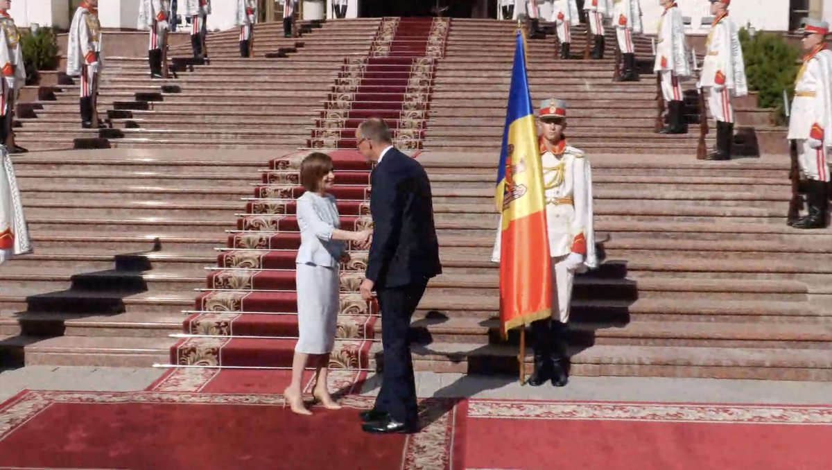 Macron, Merz, Tusk have arrived in Moldova for Independence Day