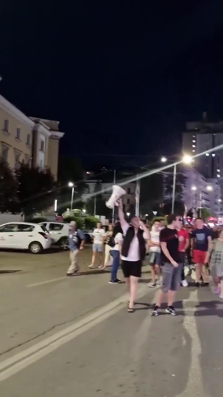 Demonstration in Uzice tonight