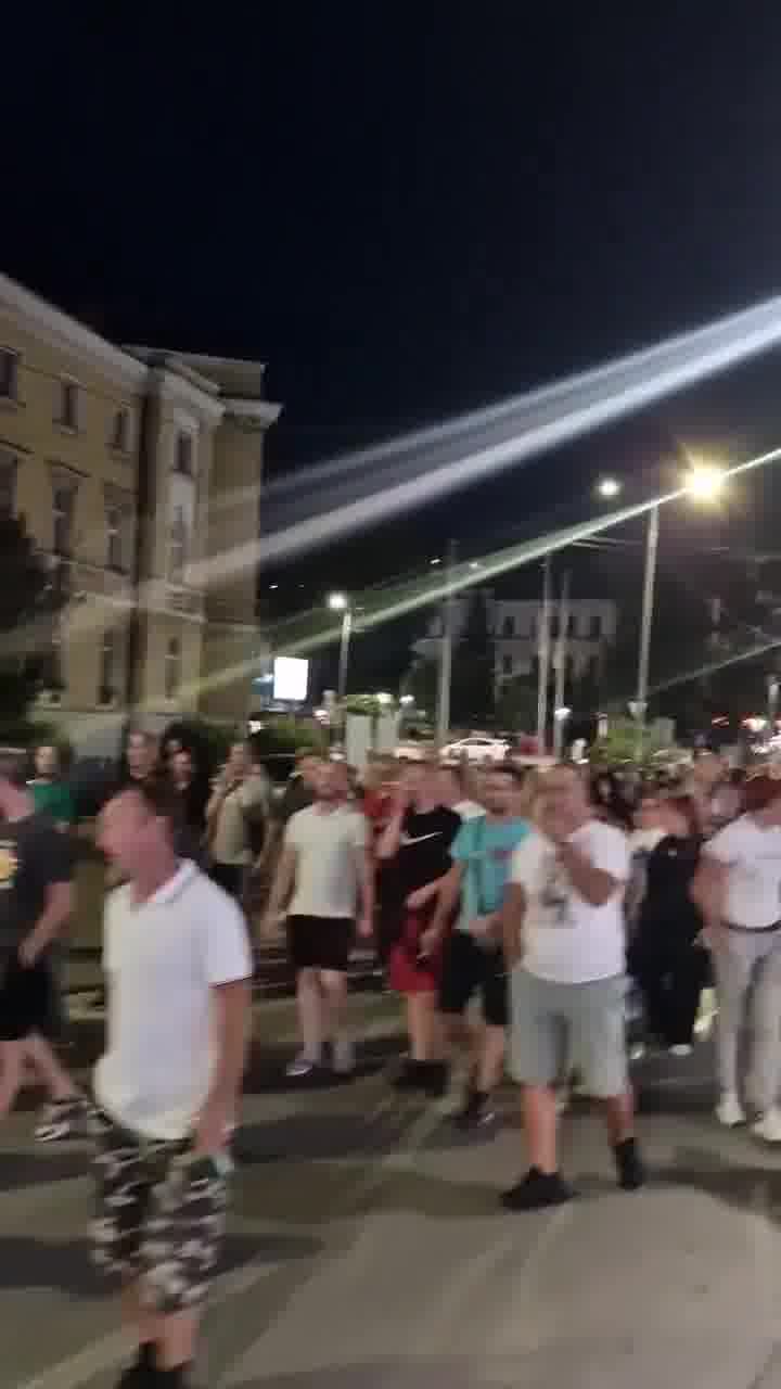 Demonstration in Uzice tonight