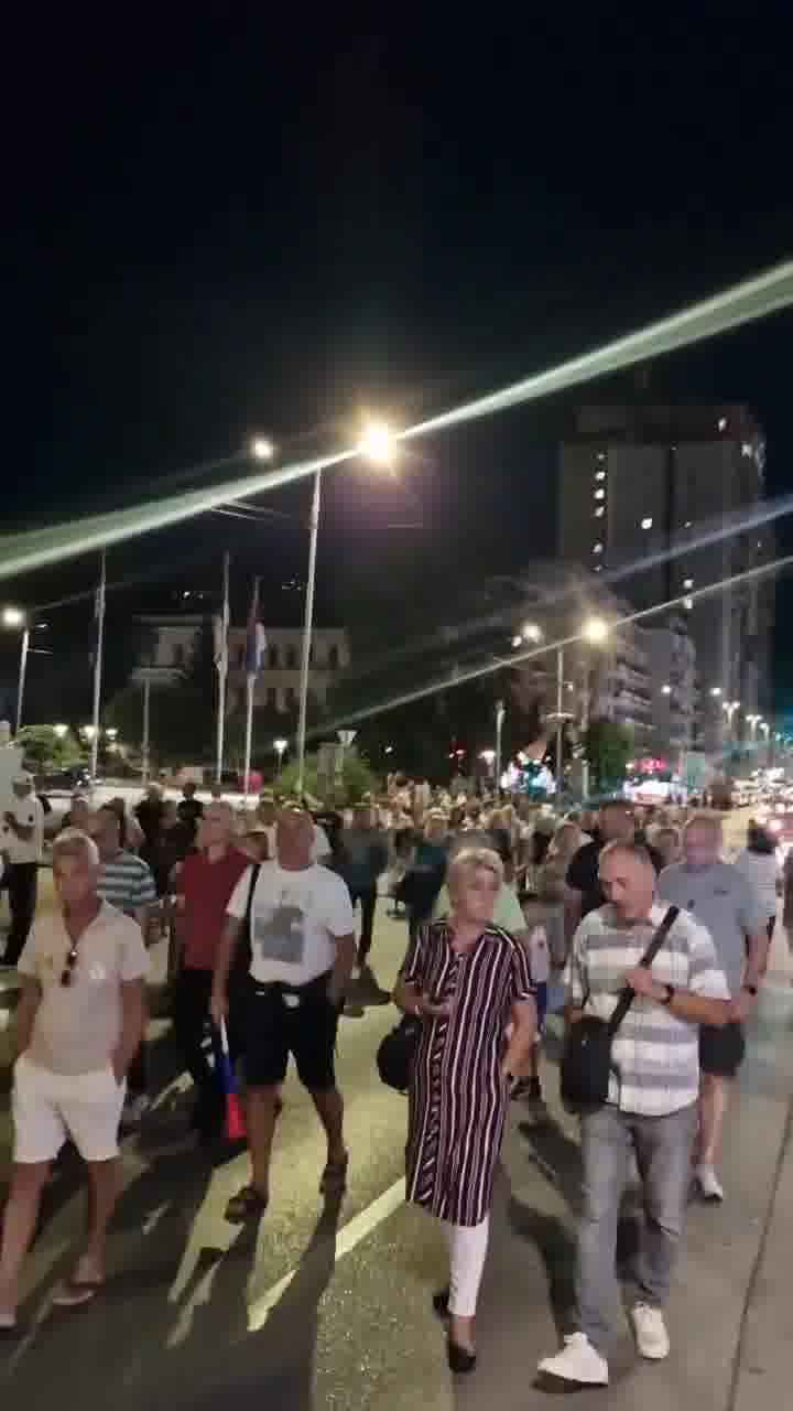 Demonstration in Uzice tonight
