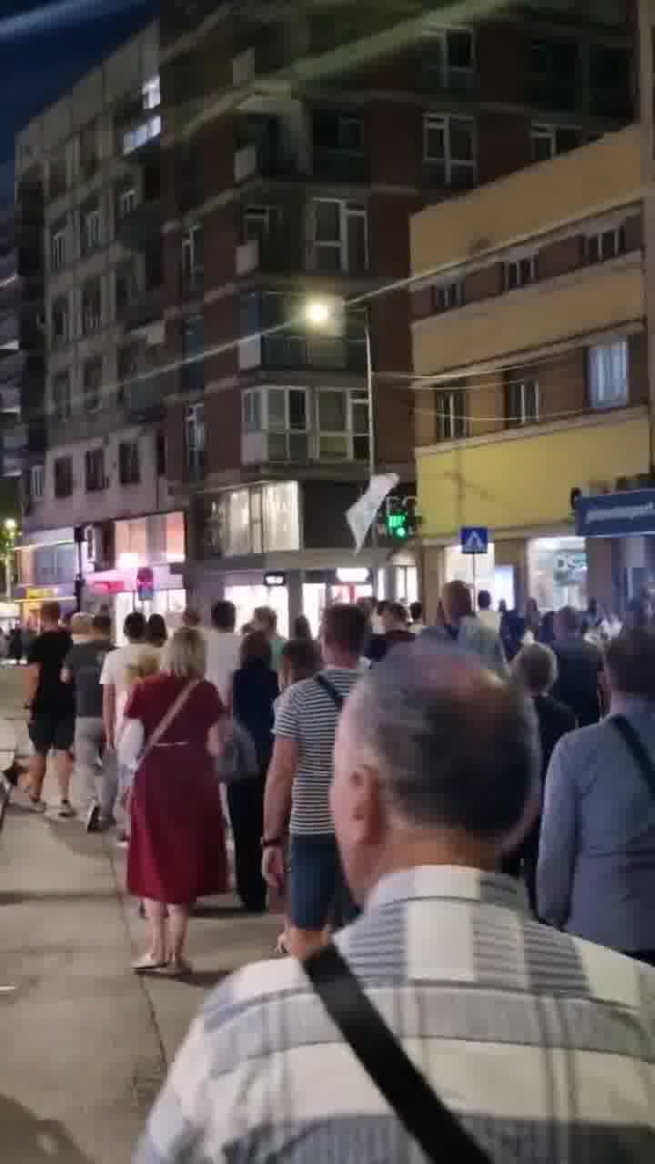 Demonstration in Uzice tonight