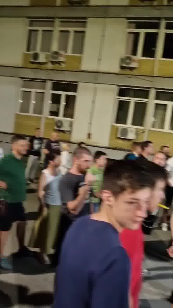 Demonstration in Uzice tonight