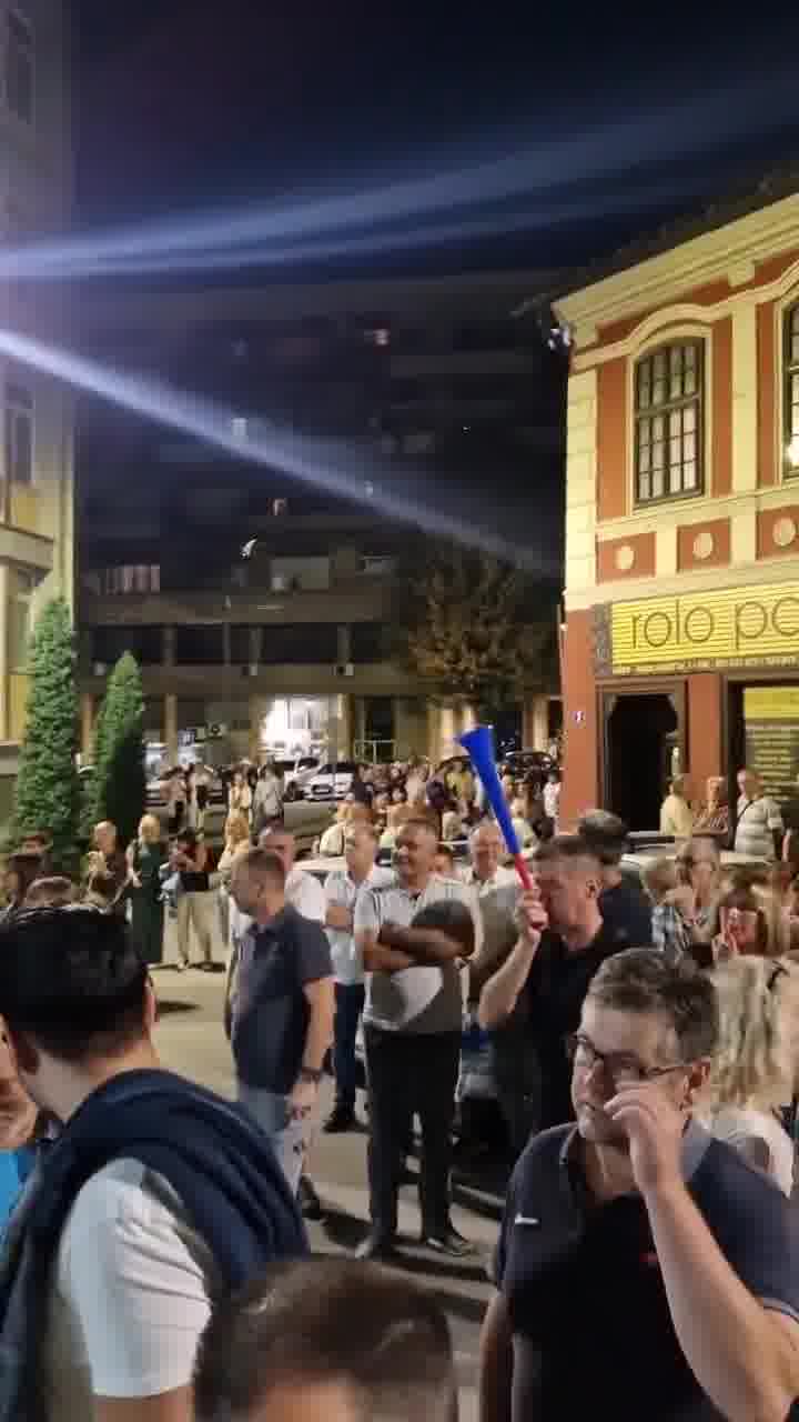 Demonstration in Uzice tonight