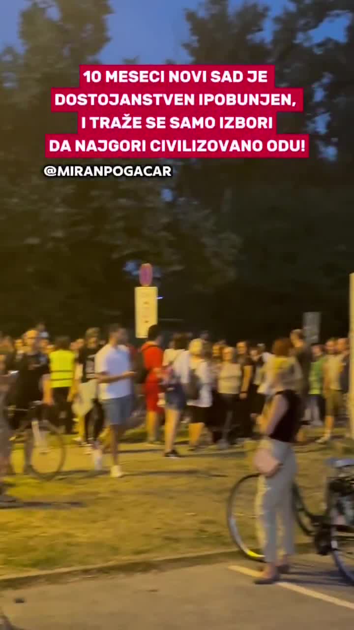 Big rally in Novi Sad: thousands of Novi Sad residents are demanding justice and elections