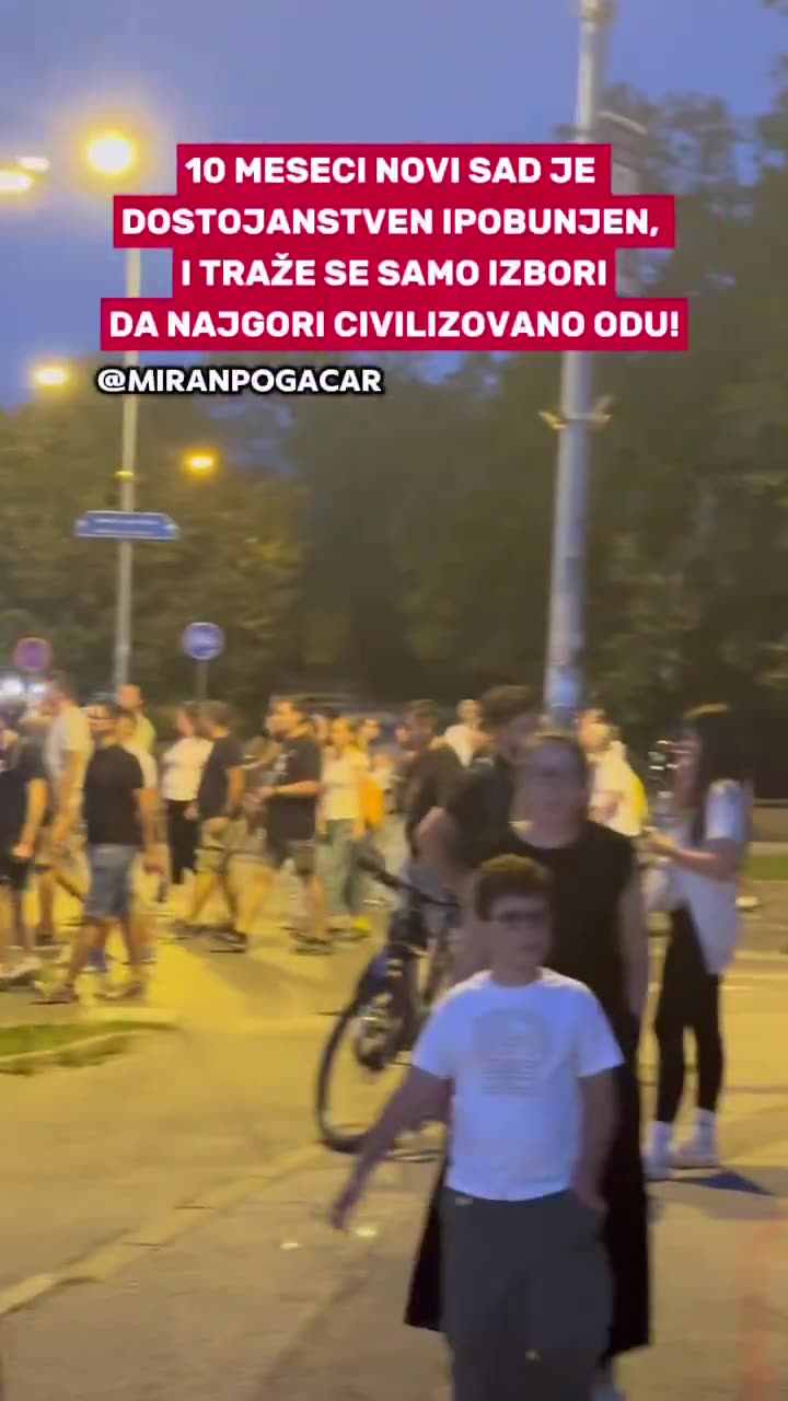 Big rally in Novi Sad: thousands of Novi Sad residents are demanding justice and elections
