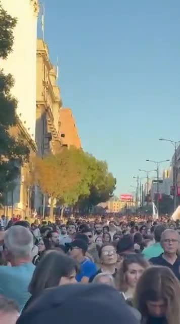 Protest High School Students Remember today. Belgrade Remembers. For 16 victims of corruption in Novi Sad