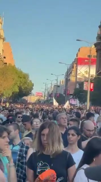 Protest High School Students Remember today. Belgrade Remembers. For 16 victims of corruption in Novi Sad