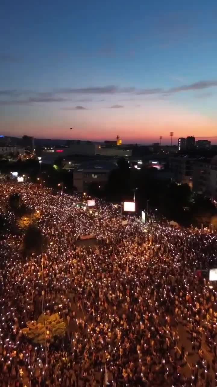 Anti-government protest in Novi Sad