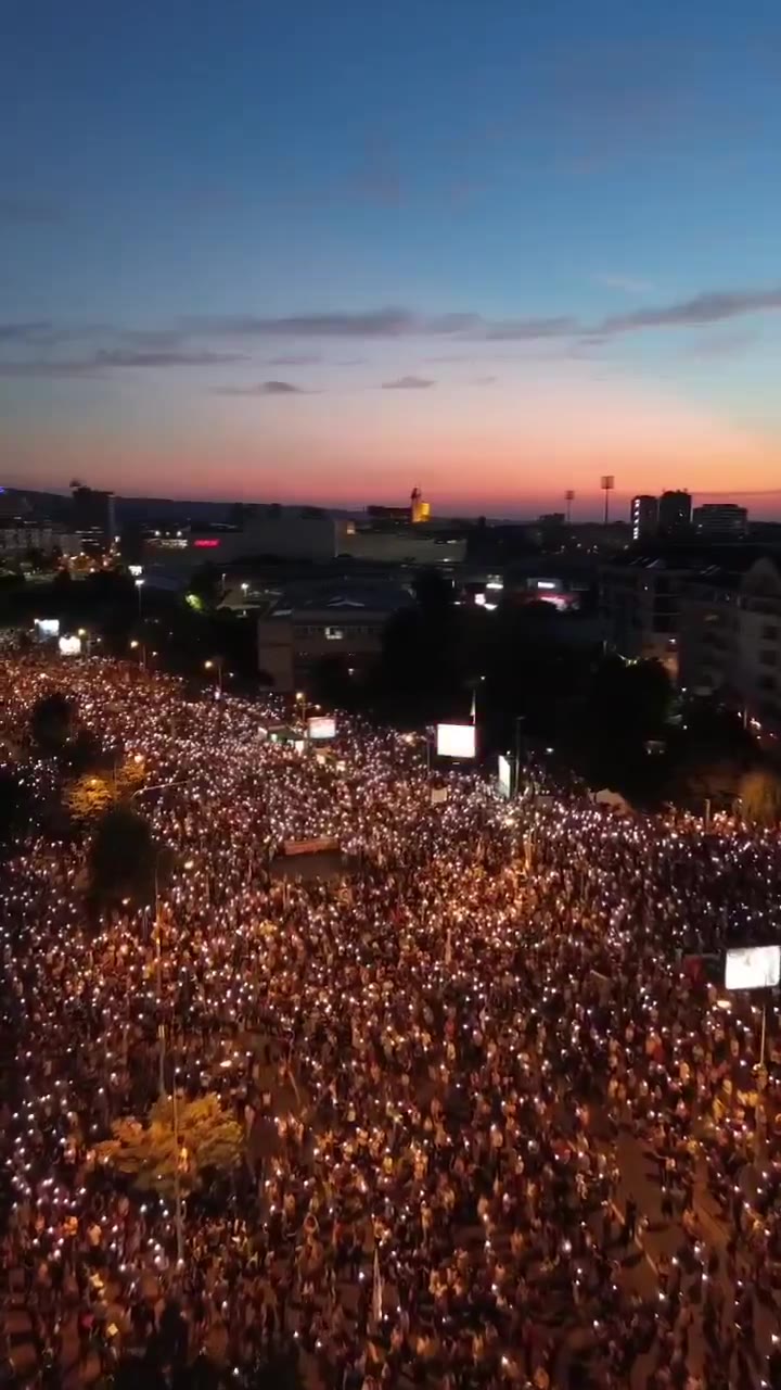 Anti-government protest in Novi Sad