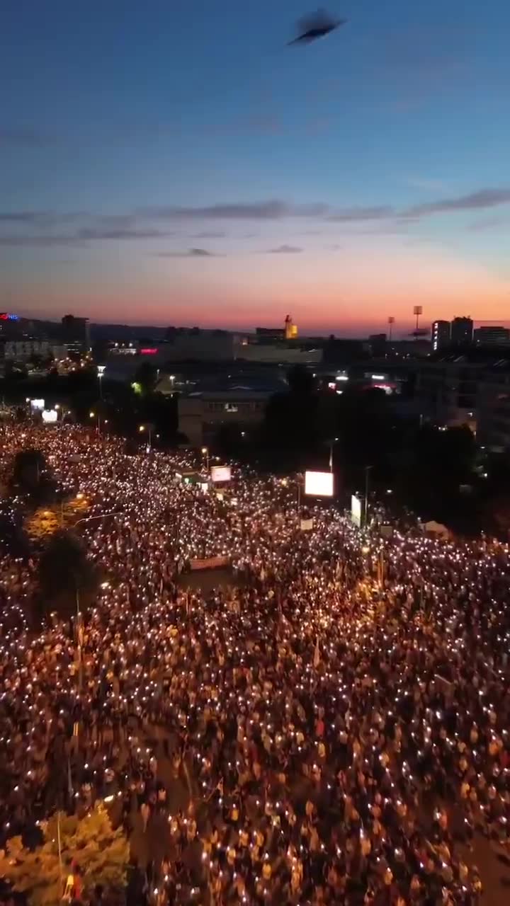 Anti-government protest in Novi Sad