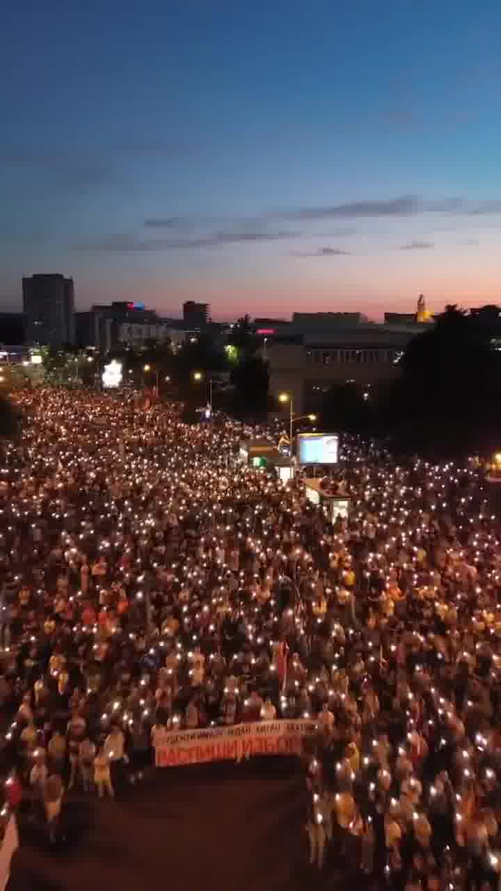 Anti-government protest in Novi Sad