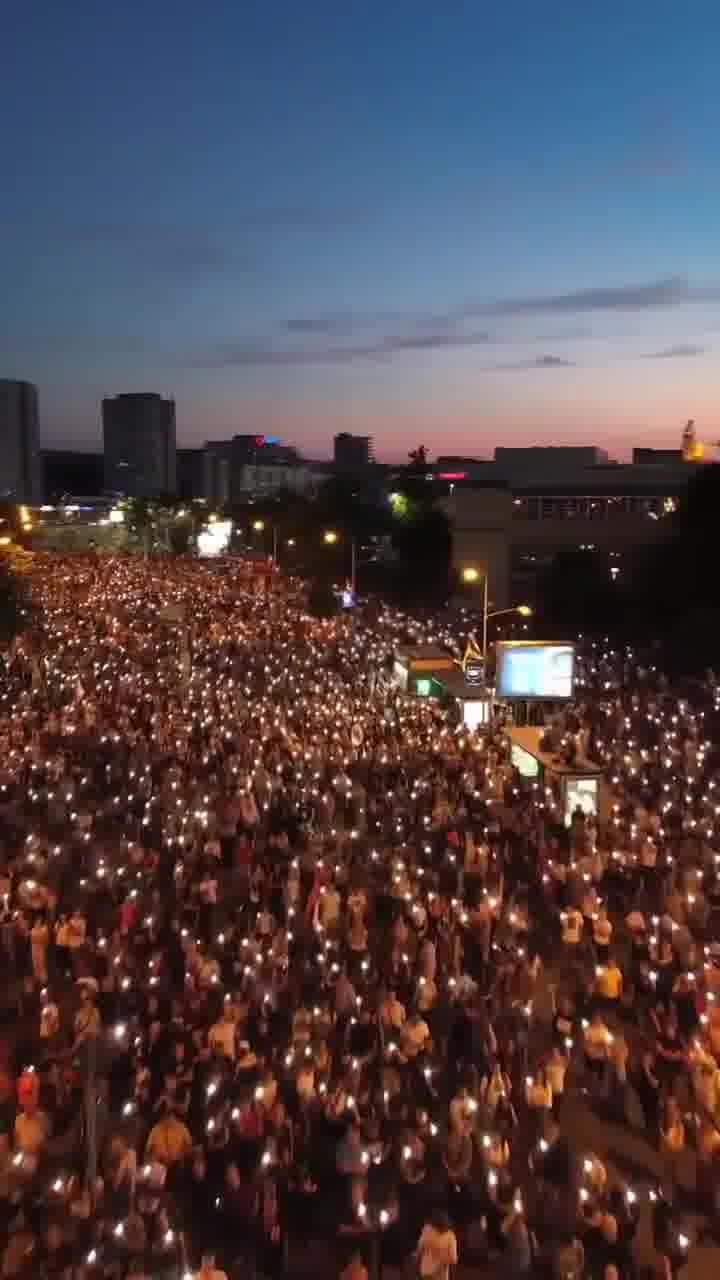 Anti-government protest in Novi Sad