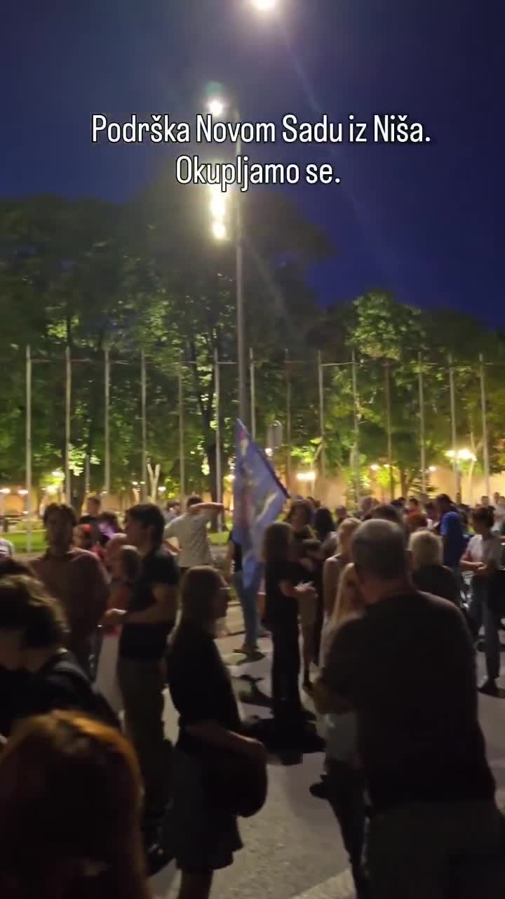 Demonstration in Niš