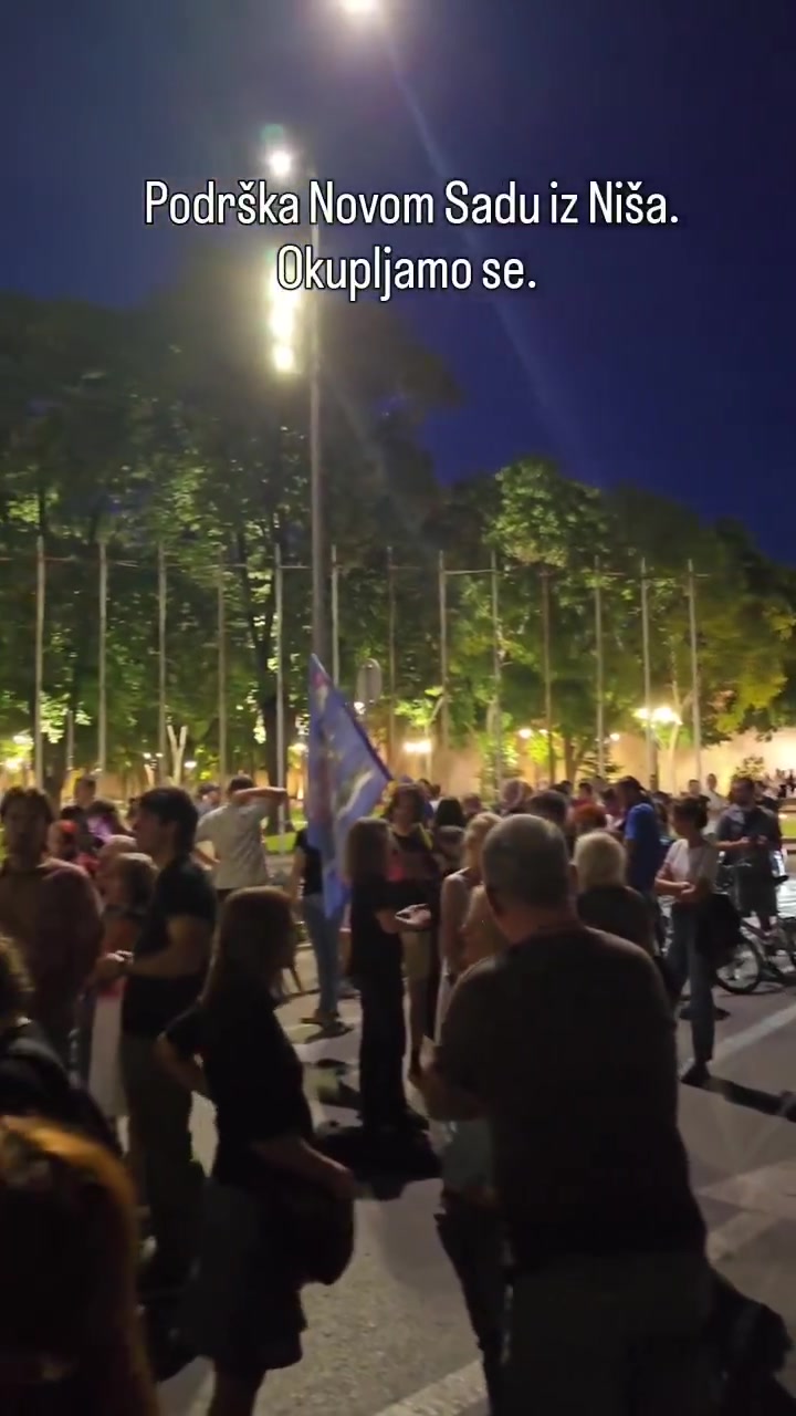 Demonstration in Niš