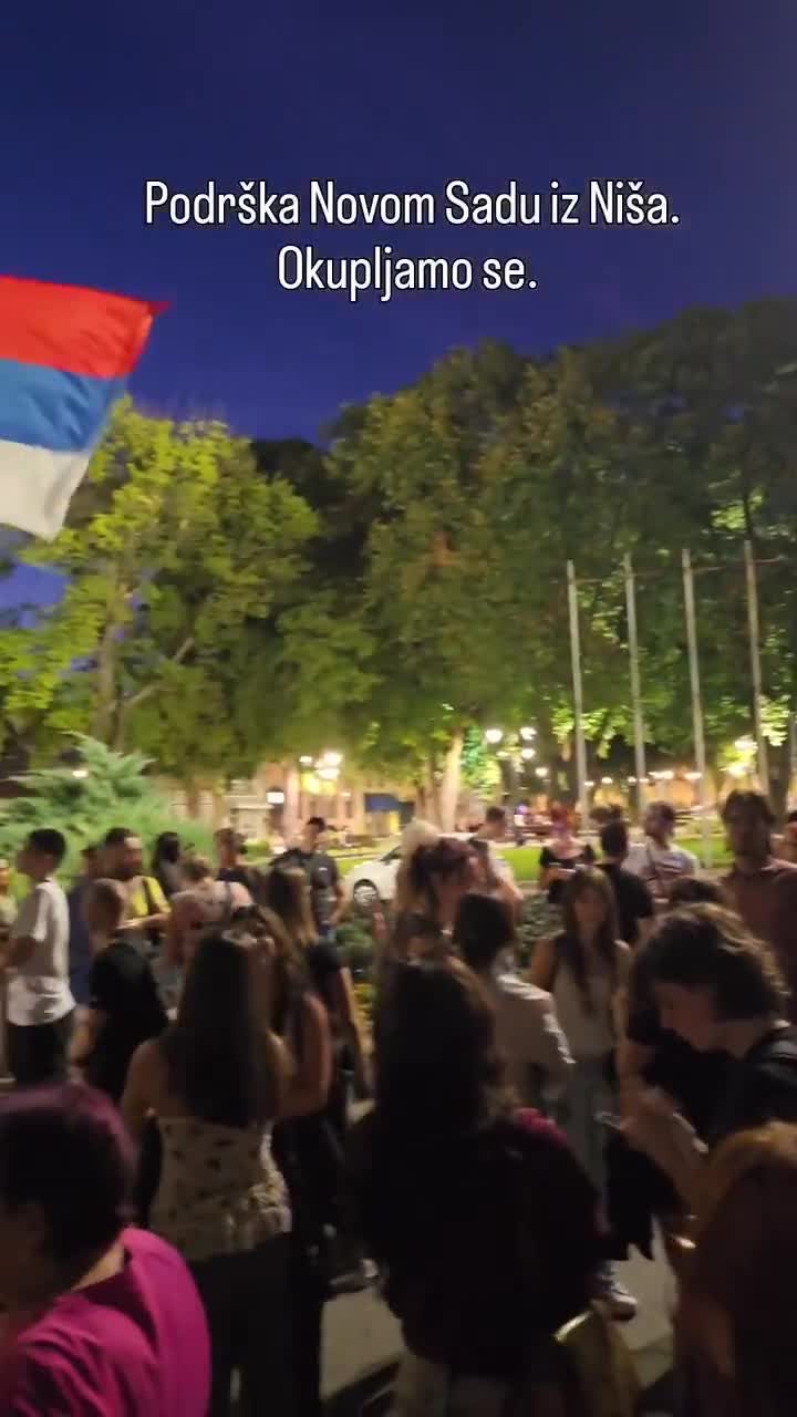 Demonstration in Niš