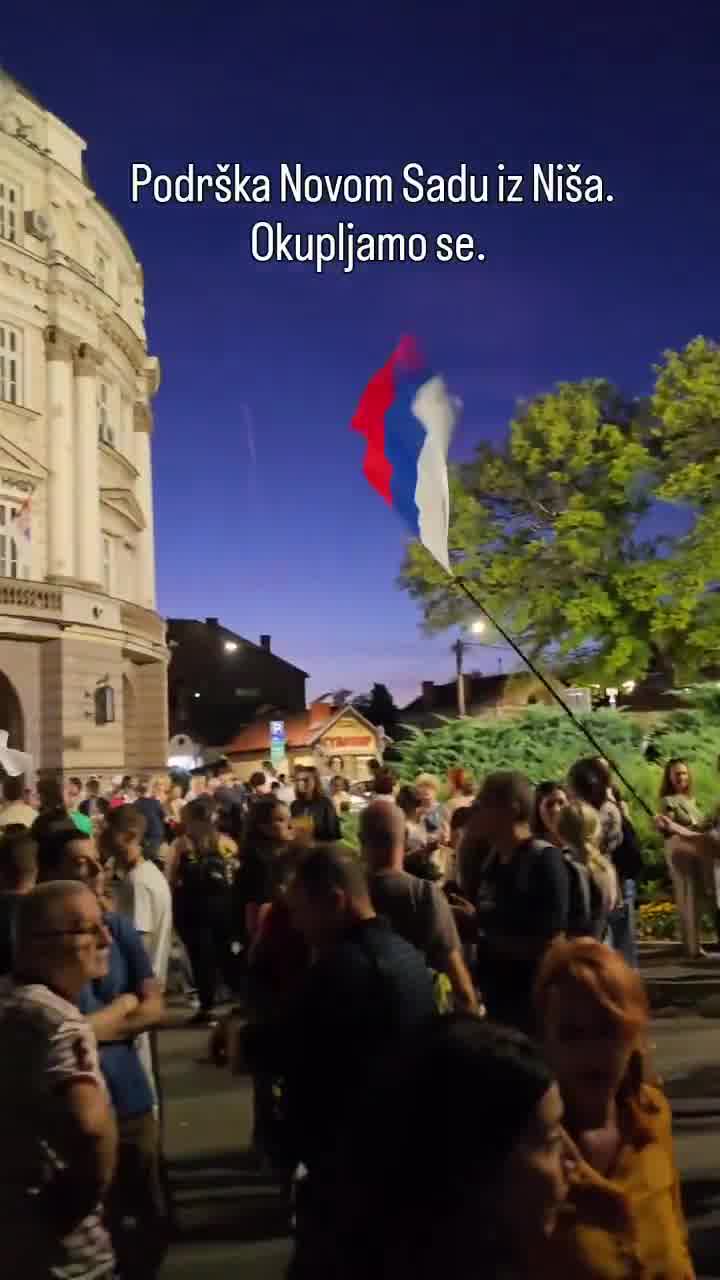 Demonstration in Niš